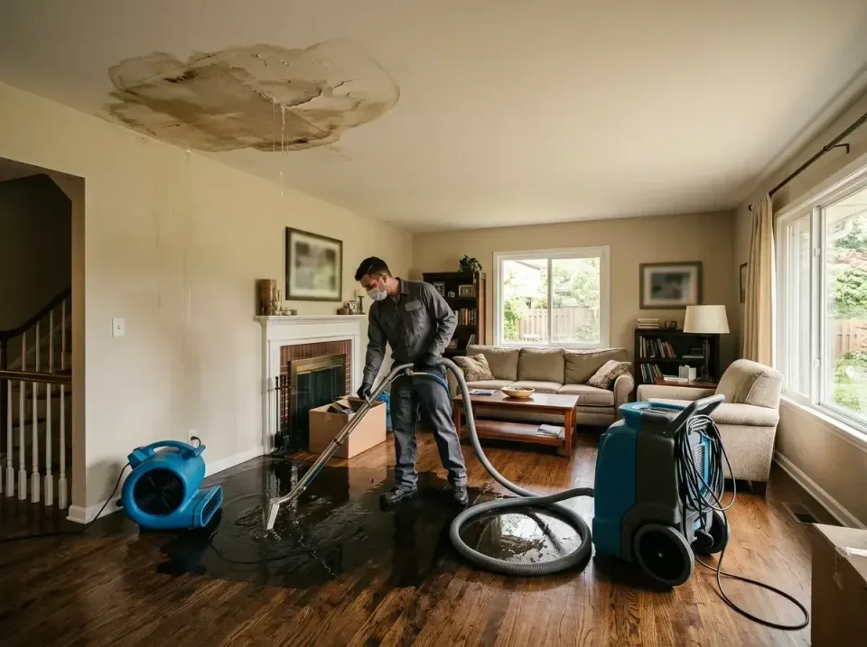 attic-pipe-burst-ceiling-drip-008 — frequently asked questions, Water Damage Restoration & Carpet Care in Hillsdale, MI
